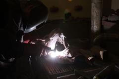 Odlévání okřídleného lva