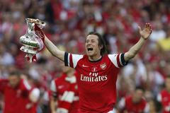 Tomáš Rosický, radost, FA Cup, pohár, Arsenal