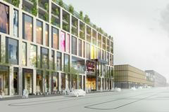 Sparta - obchodní centrum - vizualizace