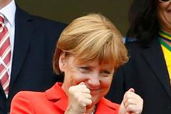 MS 2014, Německo-Portugalsko: Angela Merkelová