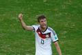 MS 2014, Německo-Portugalsko: Thomas Müller slaví gól