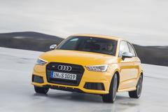 Audi S1 při první jízdě ve Švédsku