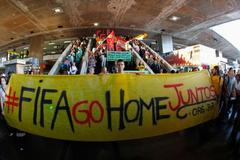 Brazílie - demonstrace - MS ve fotbale