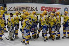 Třetí semifinále hokejové extraligy Zlín vs. Třinec