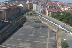 Palác Stromovka na začátku stavby