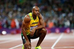 Asafa Powell na OH v Londýně 2012