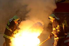 GL, Teplice-Sparta: hasiči