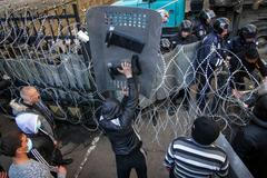 Ukrajina - Doněck - demonstrace