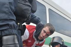 Gambrinus liga (Sparta - Slavia): Policie, fanoušek Slavie