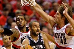 NBA: Playoffs-San Antonio Spurs vs Portland Trail Blazers (Parker)