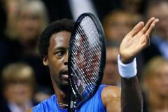 Gael Monfils při Davis Cupu