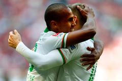 Werder Brémy, radost, gól, Theo Gebre Selassie