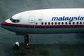 A ground staff works near a Malaysia Airlines aircraft at the Kuala Lumpur International Airport in Sepang