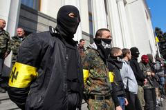 Ukrajina - parlament - Pravý sektor