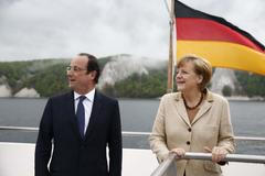 Angela Merkelová a Francois Hollande