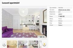 Podvodný inzerát na pronájem bytu