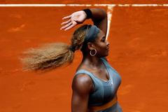 Serena Williamsová se raduje na turnaji v Madridu