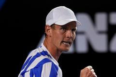 Tomáš Berdych v semifinále Australian Open 2014