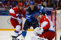 Rusko - Finsko: Juhamatti Aaltonen (50) dává gól na 1:1