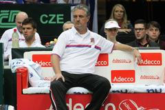 Česko- Nizozemsko, čtyřhra: Jaroslav Navrátil