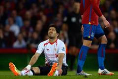 Suárez v utkání proti Crystal Palace