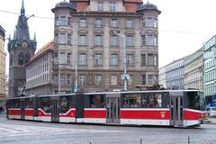 Senovážné náměstí Praha s budovou bývalé IPB