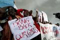 Nigérie - únos - Boko Haram - demonstrace