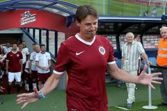 Exhibice sparťanských legend na Letné (Straka)