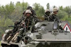 Ukrajina - Slavjansk - armáda