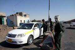 Kontrolní stanoviště jemenské policie