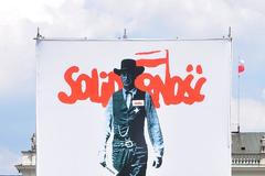 Volební plakát Solidarity z roku 1989.