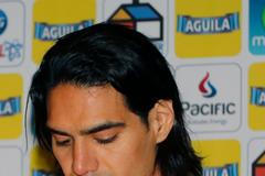 Radamel Falcao na tiskové konferenci