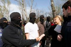 Tymošenková dělá kampaň i mezi proruskými separatisty.