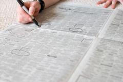 Nezaměstnanost, inzeráty, hledání práce, ilustrační foto