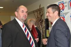 Volební valná hromada Fotbalové asociace ČR (Pelta a Doležal)