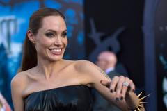 Cast member Jolie attends the premiere of "Maleficent" at El Capitan theatre in Hollywood