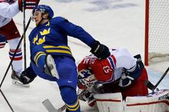 Soči 2014, ČR-Švédsko: Alexander Salák - Gabriel Landeskog