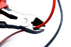 Datový kabel, kleště, ilustrační foto