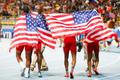 MS v atletice 2013,  4x400 m mužů: vítězný tým USA