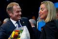 Donald Tusk a Federica Mogheriniová