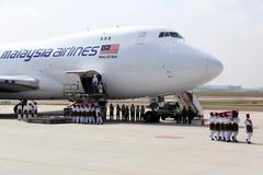 MH17 - Malajsie - návrat - ceremonie