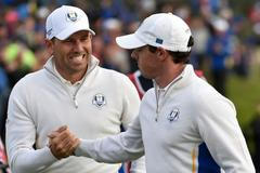 Sergio Garcia a Rory McIlroy v Ryder Cupu 2014