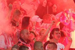 SL, Slavia - Plzeň: fanoušci Slavie