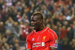 LM, Liverpool-Ludogorec: Mario Balotelli slaví gól