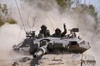 Izrael - Gaza - tank