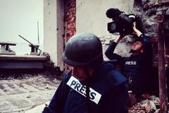 Novináři v Donbasu