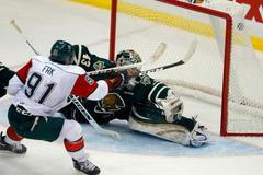 Martin Frk dává gól na juniorském Memorial Cupu