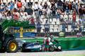 F1, VC Německa 2014, Lewis Hamilton (Mercedes) - nehoda