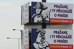 Praha billboard