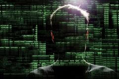 Hacker, internet, ilustrační foto